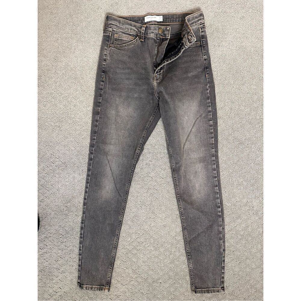 NEW Topshop Jamie Gray Faded Jeans 28